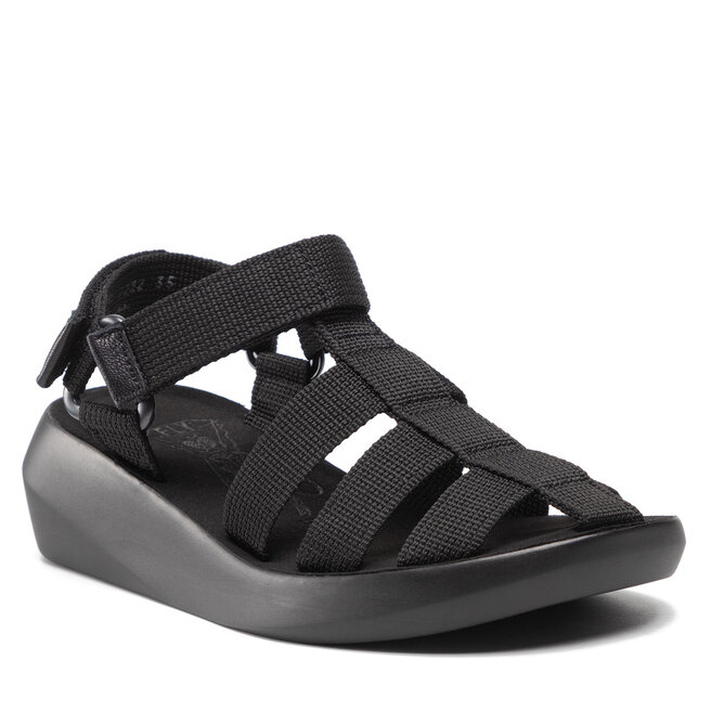 Sandale Fly London Basafly P144841000 Black Basafly imagine noua