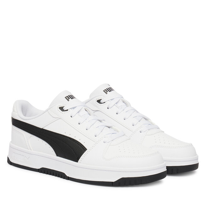Sneakersy Puma Rebound Slam Lo Jr 408292 02 Biały - chłopięce