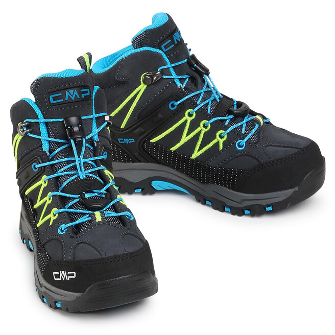 CMP Trekkings CMP Kids Rigel Mid Trekking Shoe Wp 3Q12944 Antracite/Yellow Fluo 34UF