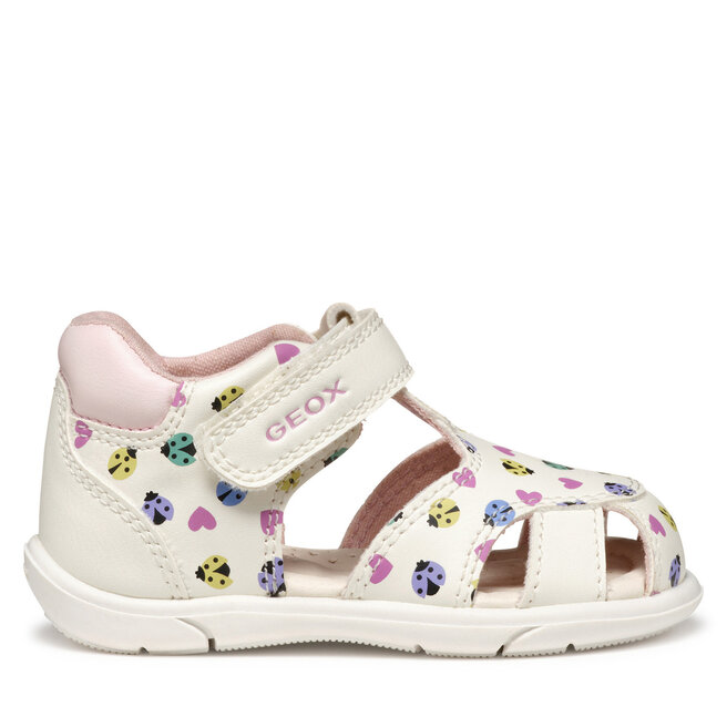 Sandały Geox B Sandal Zapito B556FB 000BC - Biały
