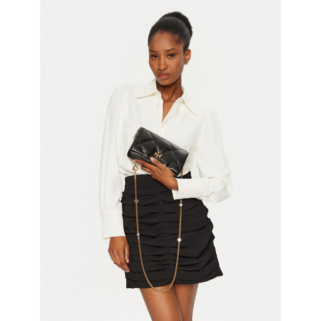 Torebka Tory Burch Kiara Charm Diamiond Quilt 162139 Czarny -