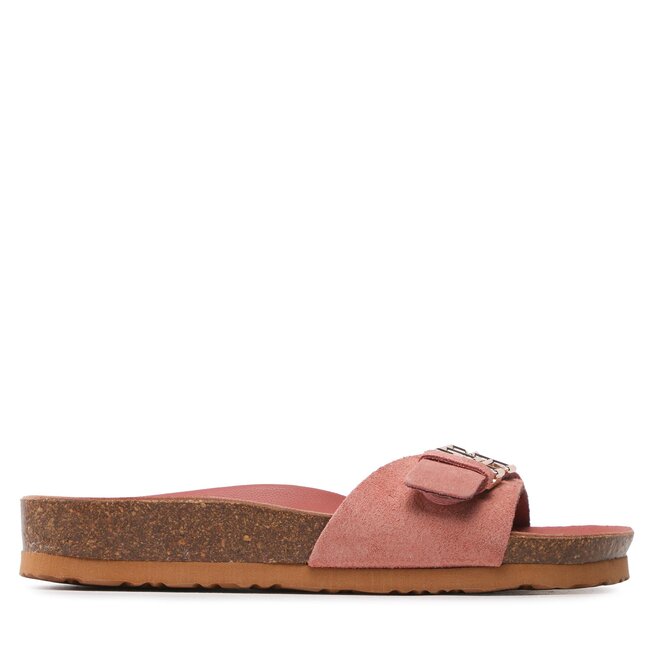 Tommy Hilfiger Șlapi Tommy Hilfiger Th Mule Sandal Slide FW0FW07071 Roasted Malt GSI