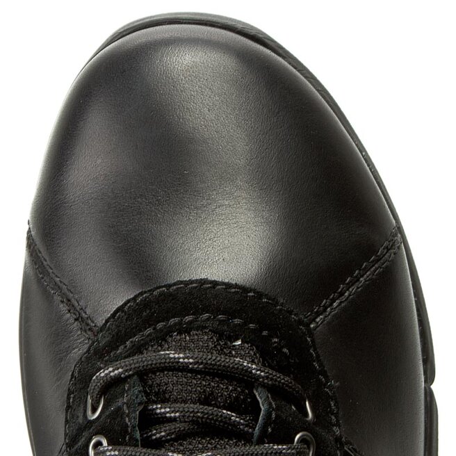 Pusba iai Clarks Triman Lo Gtx GORE TEX 261193367 Black Leather