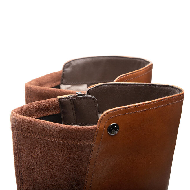 Caprice Kozačky Caprice 9-25520-29 Cognac Comb 313