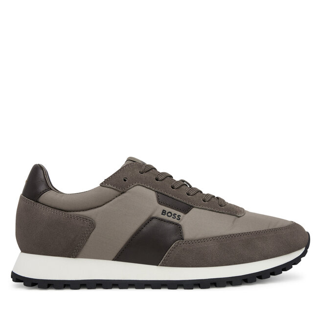 Sneakersy BOSS Parkour-L - Brązowy