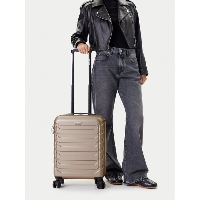 Walizka kabinowa GINO ROSSI CEO-GIN-S-002-05-GOLD Złoty -