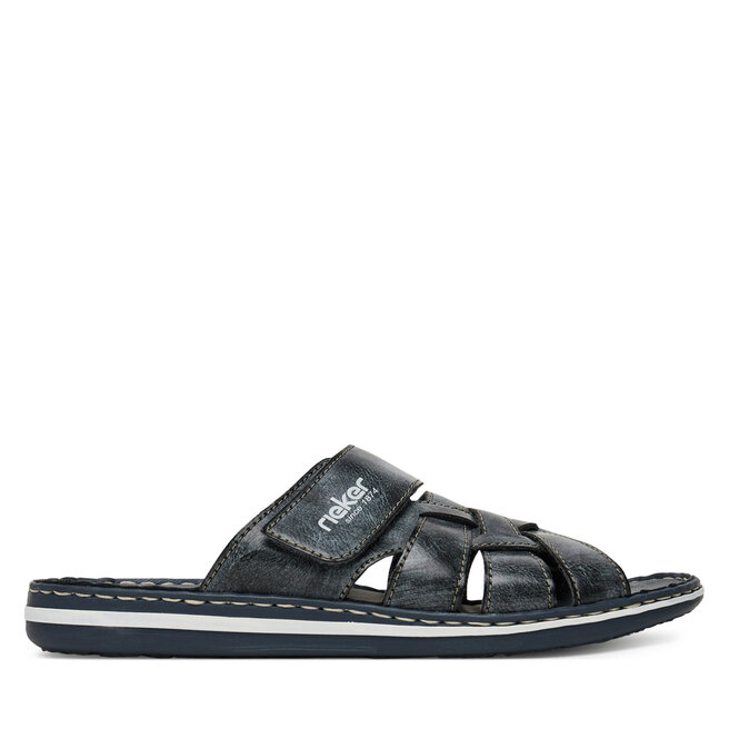Klapki Rieker 21073-14 Granatowy -