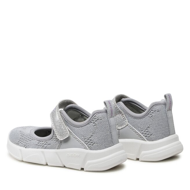 Geox Балеринки Geox J Aril Girl J35DLF07QBCC1007 M Silver