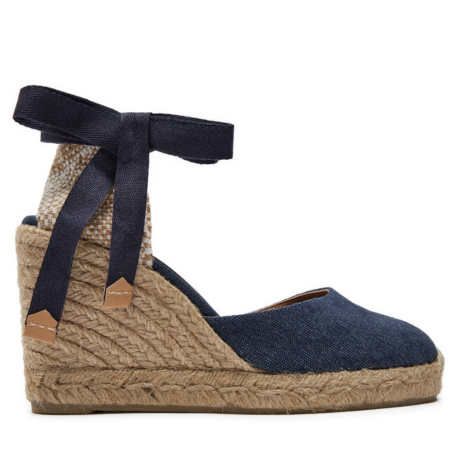 Espadryle Castañer Carina/8/002 - Niebieski