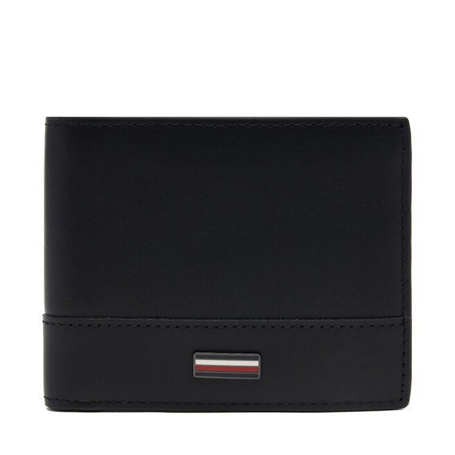 Duży Portfel Męski Tommy Hilfiger Th Corp Mini Cc Wallet - Czarny