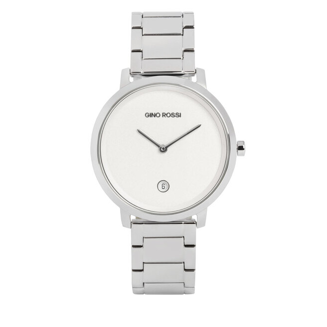 Gino Rossi Hodinky Gino Rossi 02032511 Silver/White