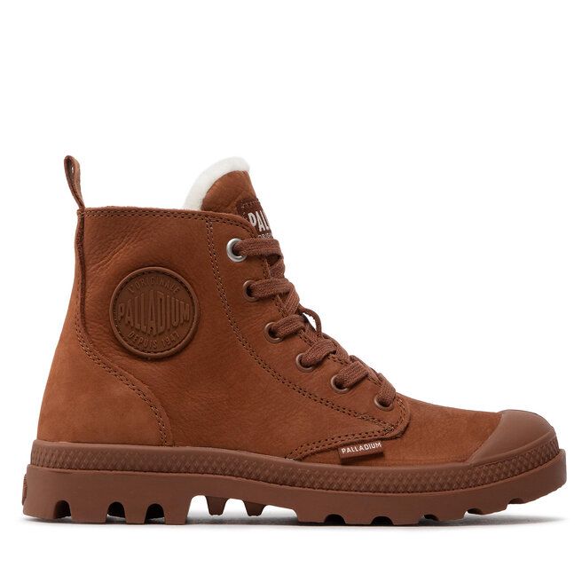 Trapery Palladium Pampa Hi Zip Wl - Brązowy