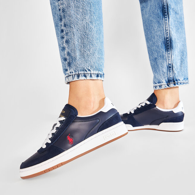 Sneakersy Polo Ralph Lauren Polo Crt Pp 809834463003 Granatowy - męskie