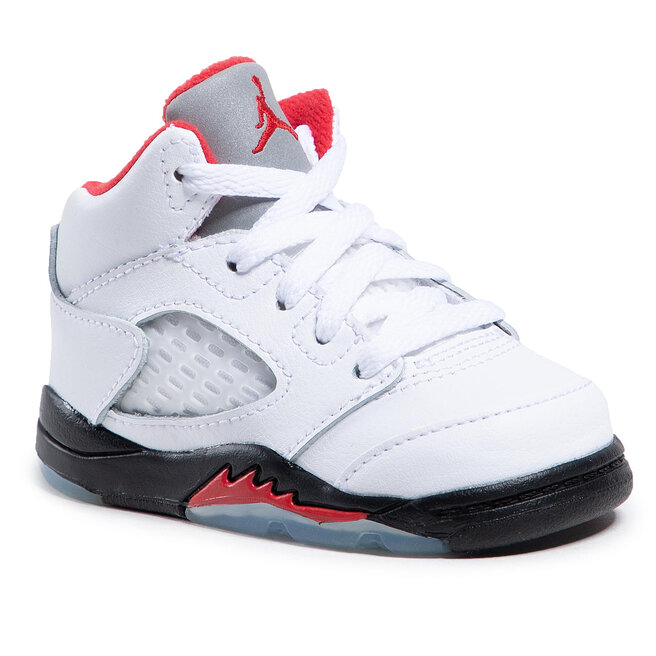 retro 5 true white fire red