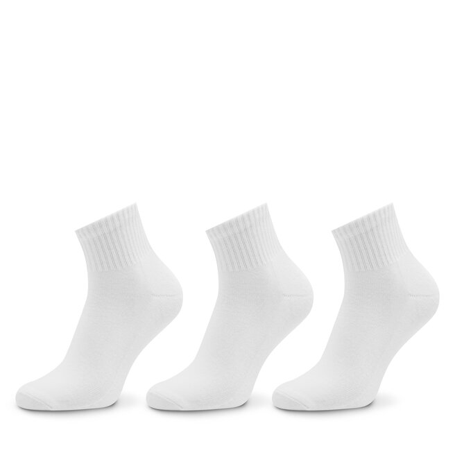 Σετ κοντές κάλτσες ανδρικές 3 τεμαχίων Vans Classic Ankle VN000FV7WHT1 Λευκό