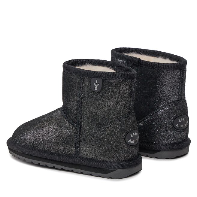 EMU Australia Boty EMU Australia Wallaby Mini Metallic K11856 Black