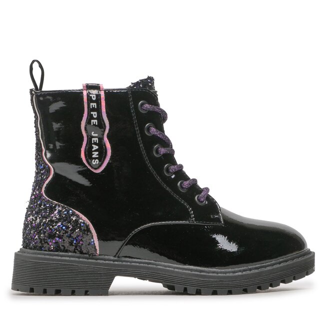 Pepe Jeans Trappers Pepe Jeans Hatton Glitter PGS50185 Black 999