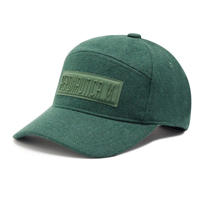 Καπέλο Jockey Aeronautica Militare Cappellino 222HA1109CT3002 Verde Scuro 39273