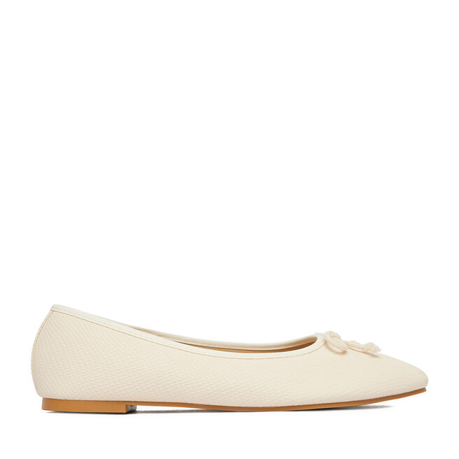 Baleriny JENNY CEO-ELPIDA JGD22-427 Kremowy -