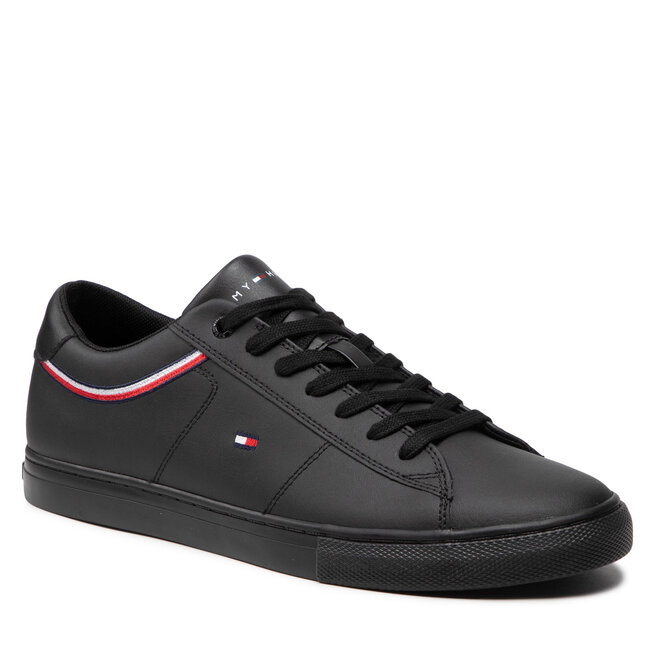 Αθλητικά Tommy Hilfiger Essential Leather Sneaker Detail FM0FM03887 Black BDS