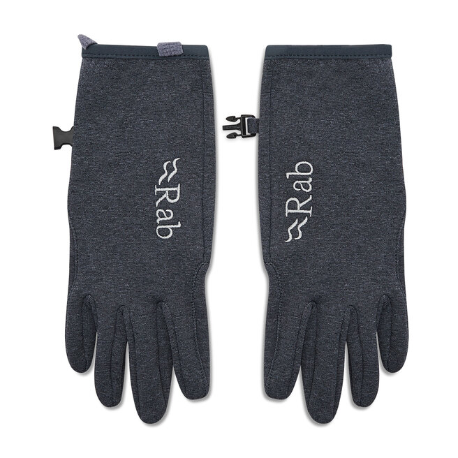 Mănuși pentru Bărbați Rab Geon Gloves QAJ-01-BL-S Black/Steel Marl