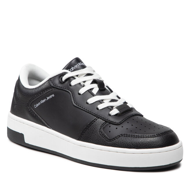Sneakers Calvin Klein Jeans Cupsole Laceup Basket Wn YW0YW00715 Black BDS Basket imagine noua