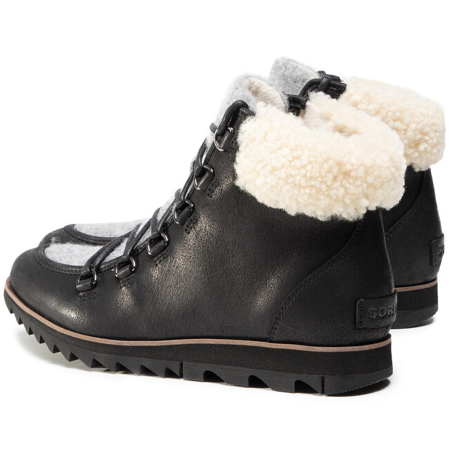 sorel harlow lace cozy black