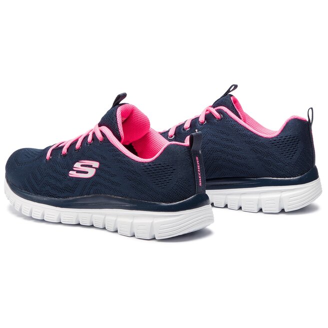 Skechers Pantofi Skechers Get Connected 12615/NVHP Navy/Hot Pink