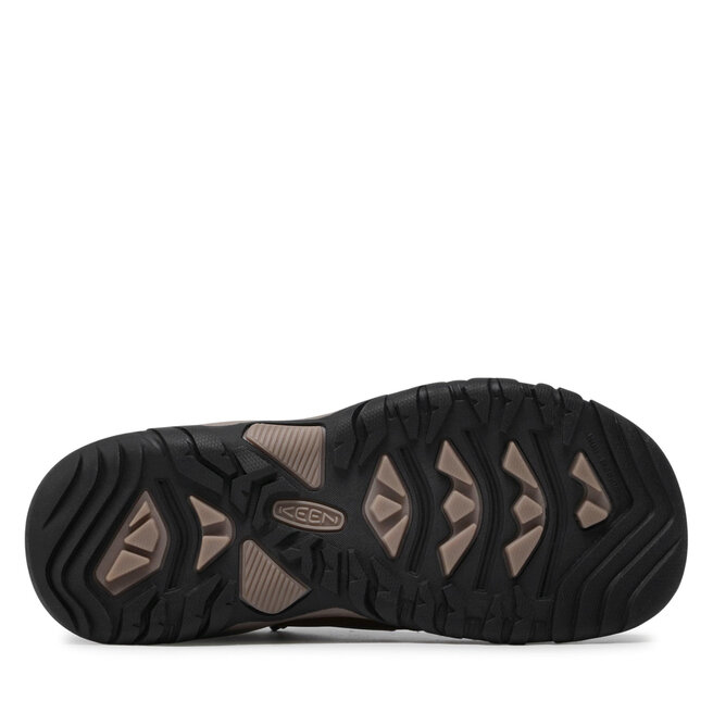 Keen Trekingová obuv Keen Ridge Flex Mid Wp 1025585 Bison/Red Carpet