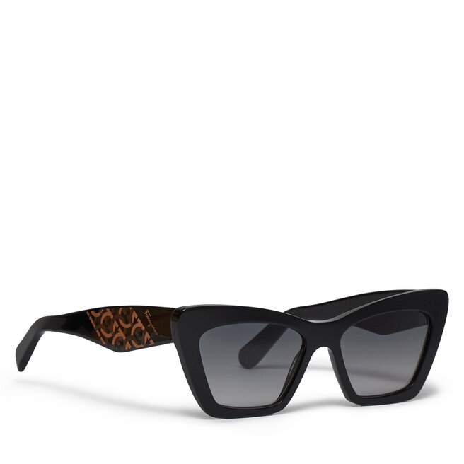 Okulary przeciwsłoneczne Salvatore Ferragamo - 001 Czarny