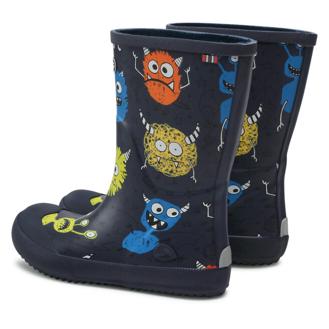 Viking Gumicsizma Viking Indie Print 1-60120-550 Navy/Multi