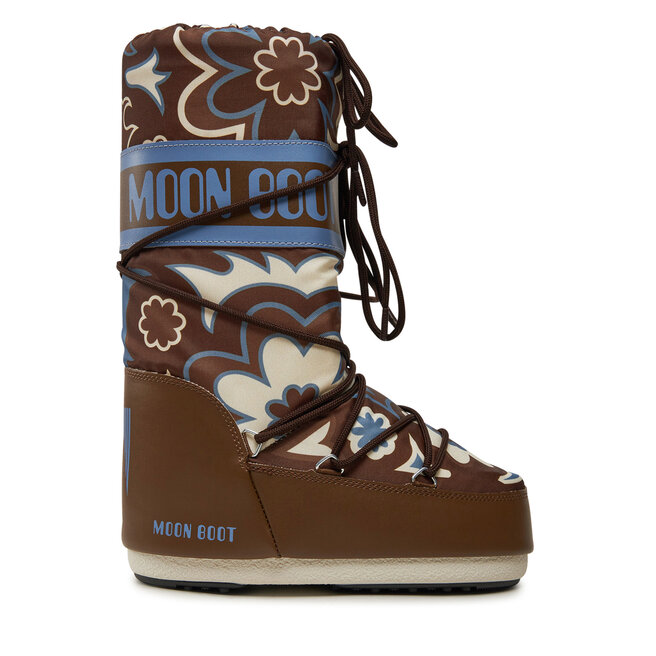 Śniegowce Moon Boot Mb Icon Flower - Brązowy