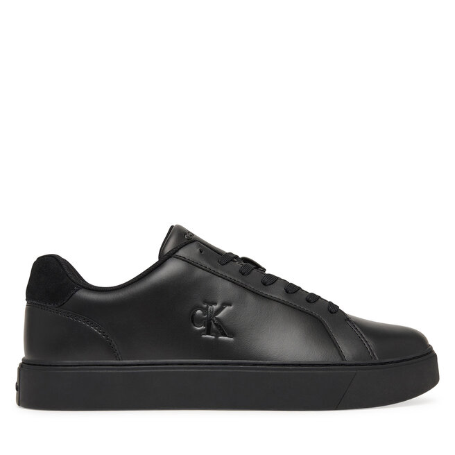 Sneakersy Calvin Klein Classic Cupsole Laceup Lth YM0YM01435 Czarny - męskie