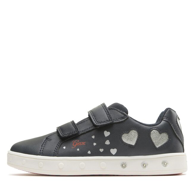 Geox Sneakers Geox J Skylin Girl J358WA054ASC0673 D Navy/Silver