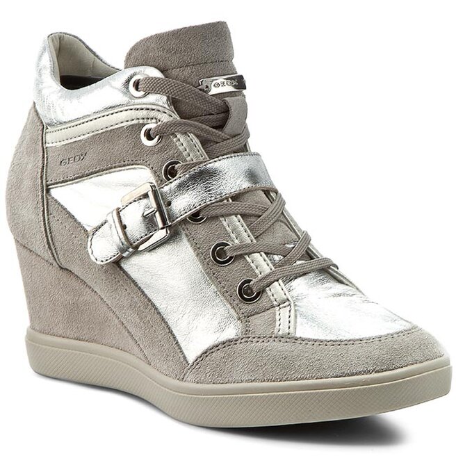 Zapatillas Geox Eleni C D6267C 0KY22 Silver/Lt Grey | zapatos.es