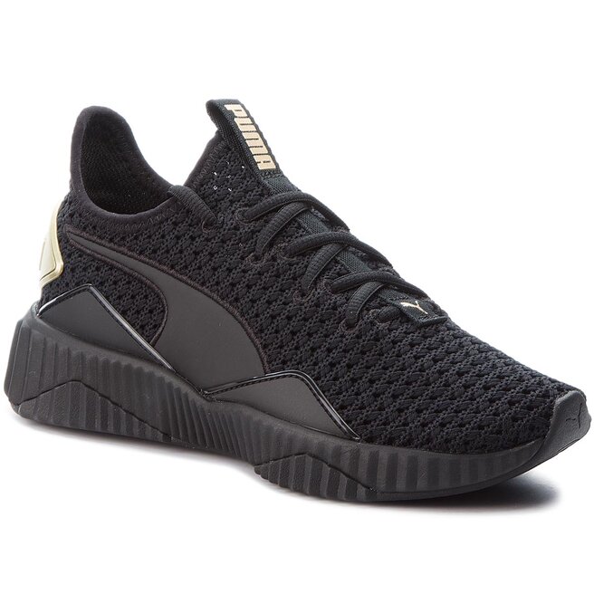 puma black metallic gold