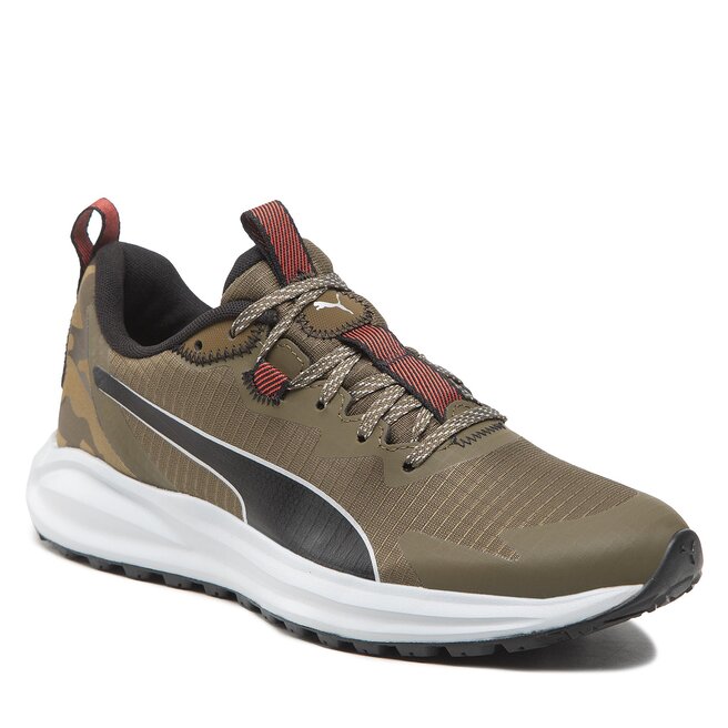 Pantofi Puma Twitch Runner Trail Winter 377088 02 Olive/Platinum Gray/Black