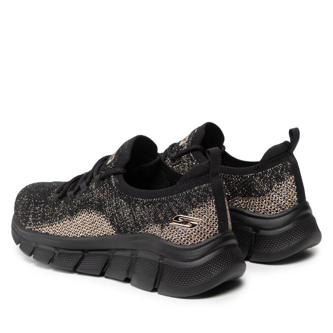 Skechers Boty Skechers BOBS SPORT Fall Sparks 117113/BKGD Black/Gold