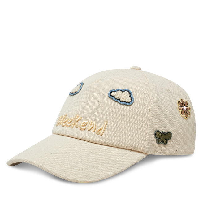 Czapka z daszkiem Weekend Max Mara Urbania - Écru
