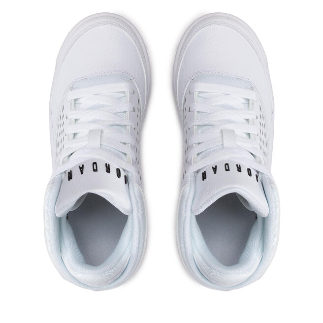Zapatos Jordan Flight 4 Bg 921201 100 White/Black •
