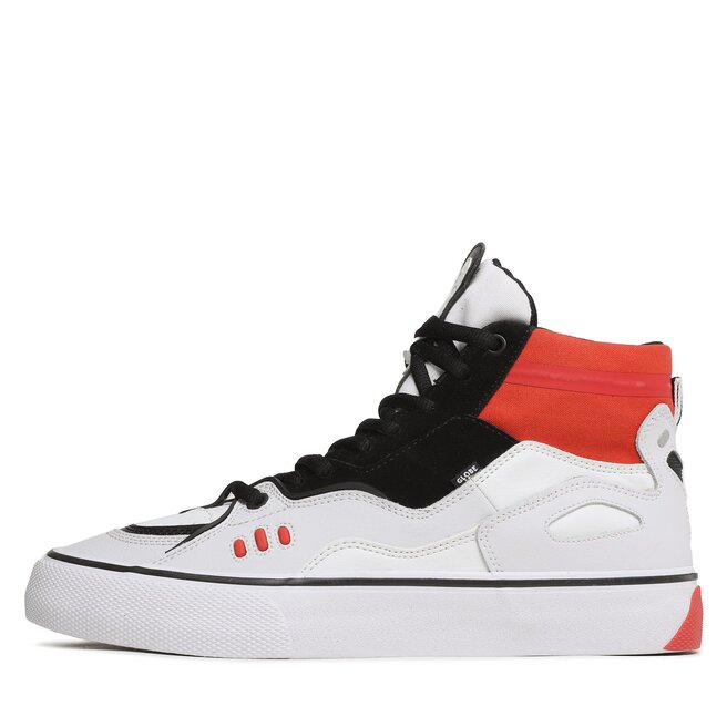 Sneakers Globe Dimension GBDIME White Black Red 11010 escarpe