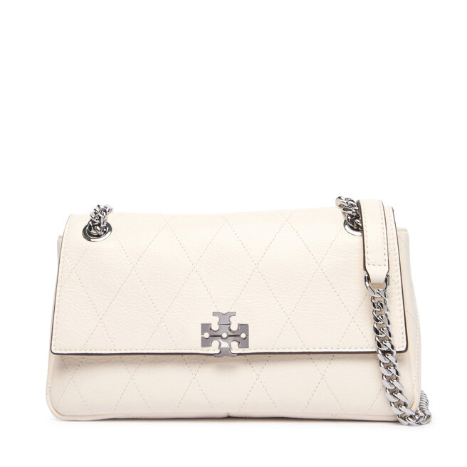 Torebka Tory Burch Charlie Quilted 185829 Kremowy -