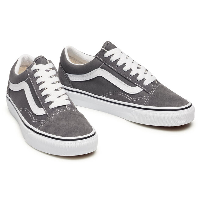 pewter white vans