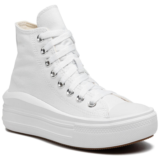 Trampki Converse Chuck Taylor All Star Move Platform 568498C Biały - kobiece