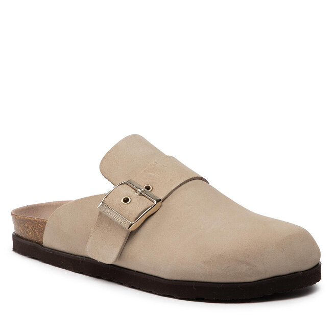 Șlapi Genuins Izar G104346 Velour Sand epantofi-Femei-Șlapi imagine noua