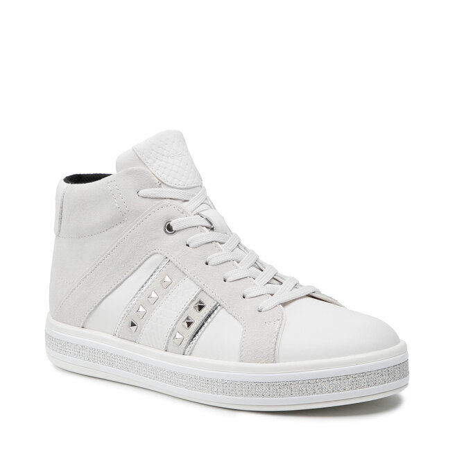 Sneakers Geox D Leelu` B D16FFB 08522 C1352 White/Off White 08522 imagine noua