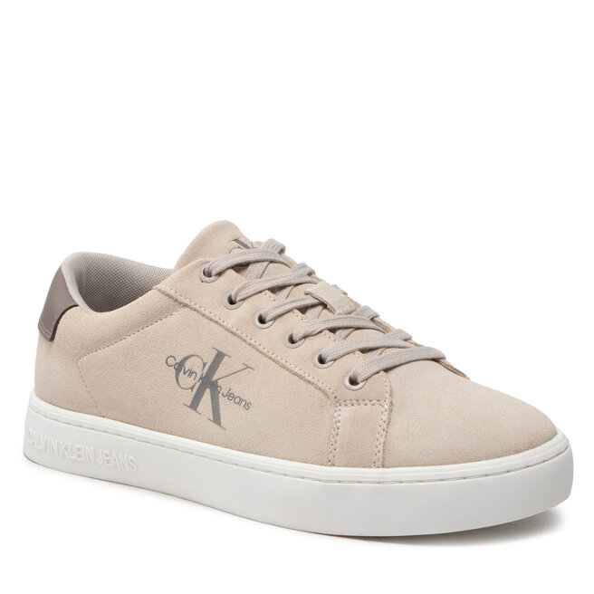 Sneakers Calvin Klein Jeans Classic Cupsole Laceup Low Su YM0YM00548 Eggshell ACF ACF imagine noua