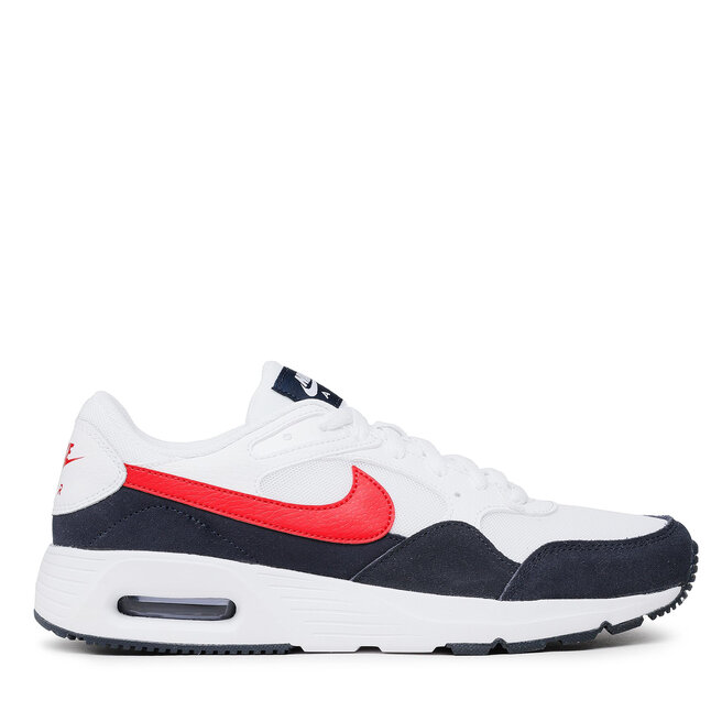 nike air max sc white red navy