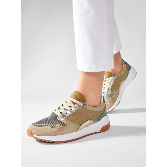 Sneakers Pepe Jeans Foster Itaca PLS30680 Camel 855 chaussures
