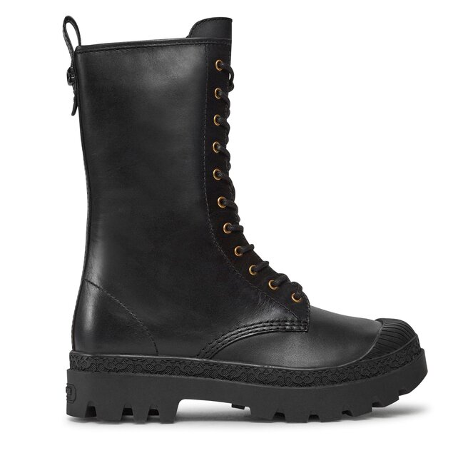 Botki Coach Tasha Leather Boot - Czarny